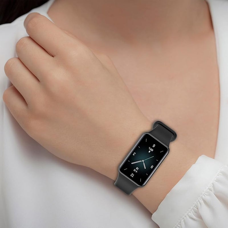 Purple Starlight Silicone Replacement Watch Band For Band 9 Smartwatch Accessory - Image 3